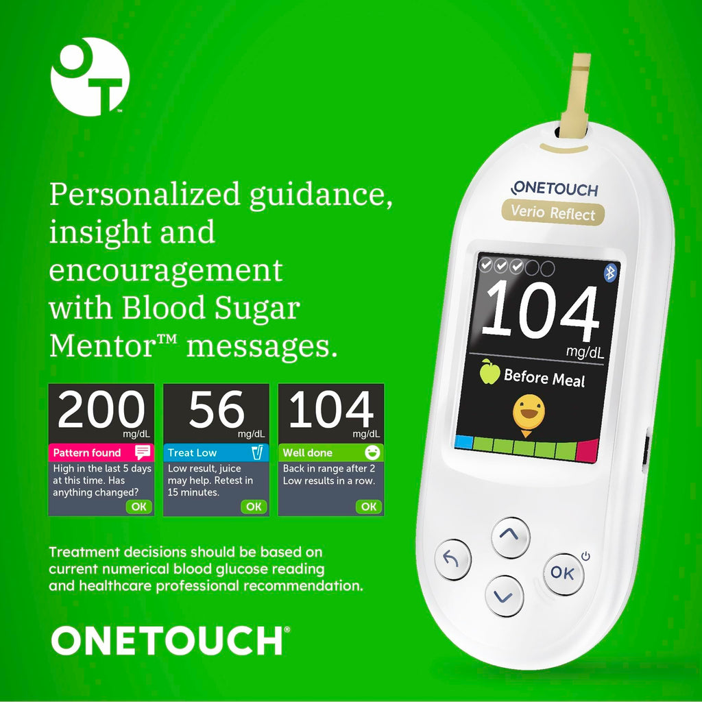 Blood Glucose Test Kit with Meter, Lancets, Lancing Device and Test Strips D25609