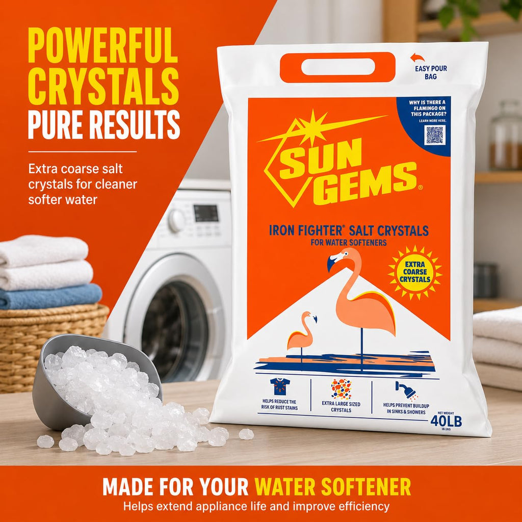 Water Softener Salt Crystals 40 lb 2 Pack G16731
