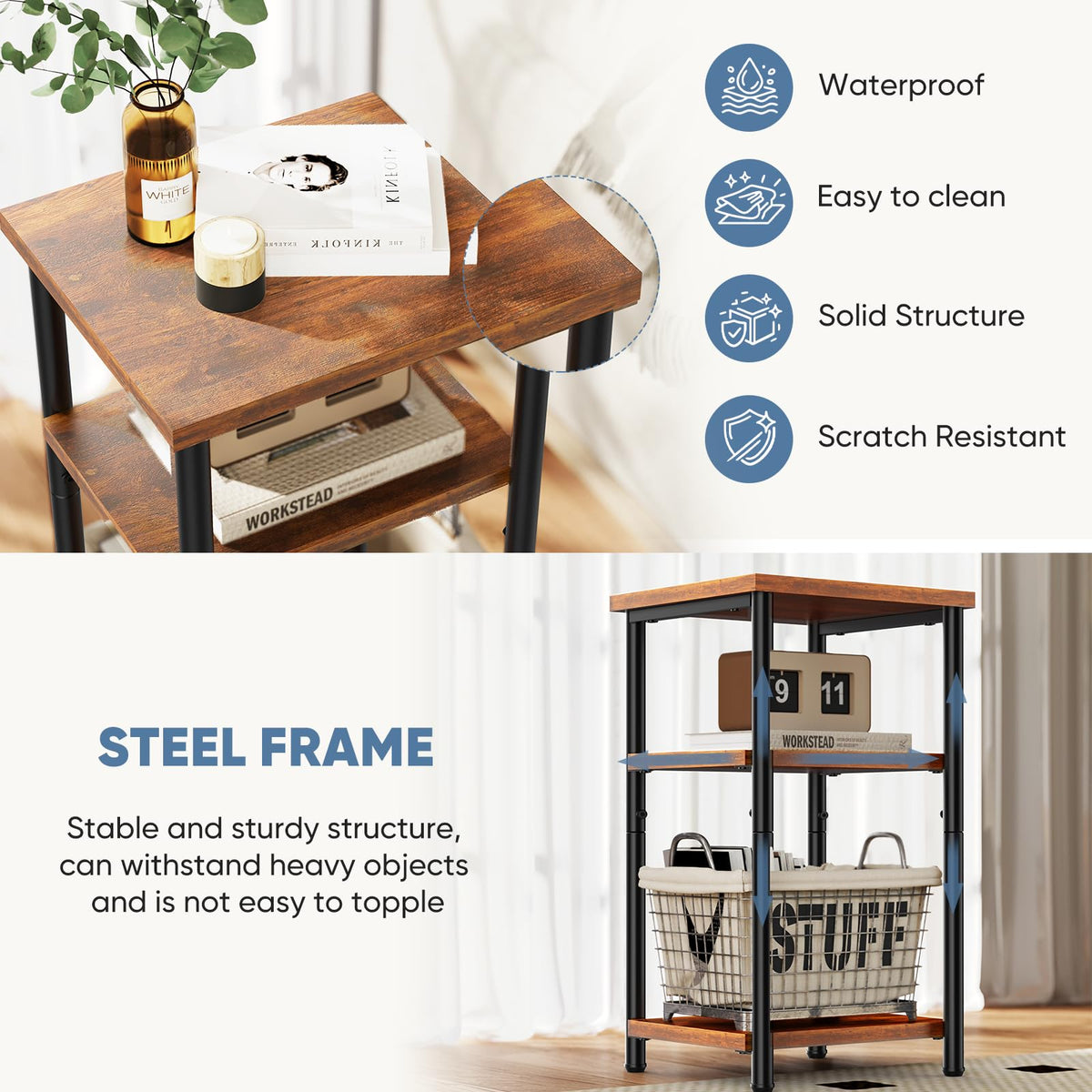 End Table, Side Table, Nightstand G5358