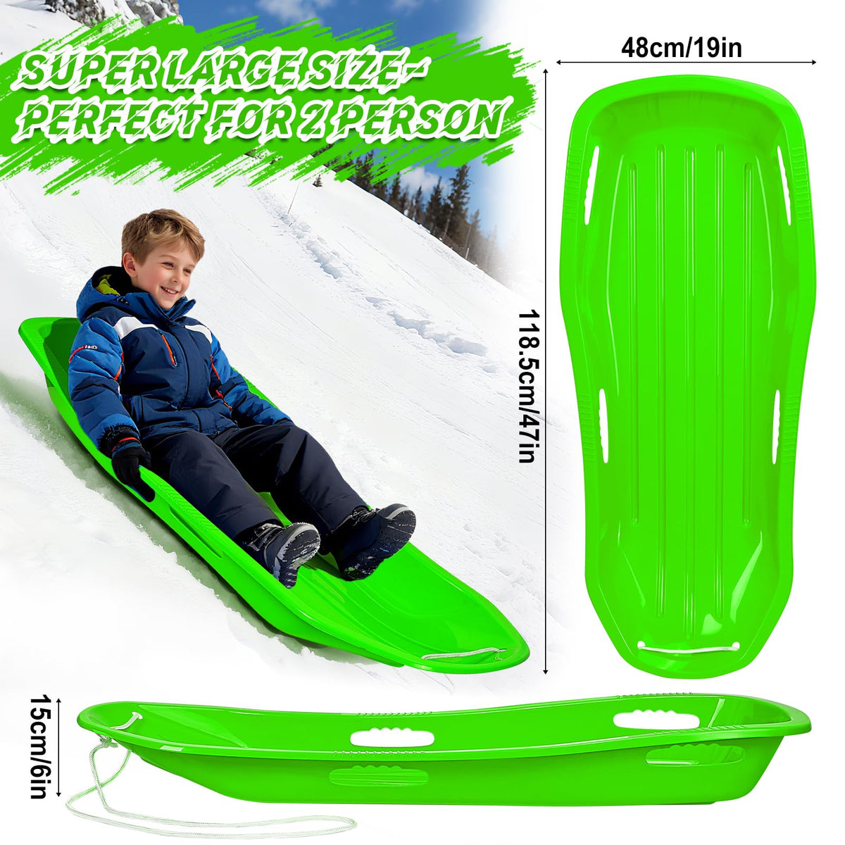 48” Snow Sleds J1379