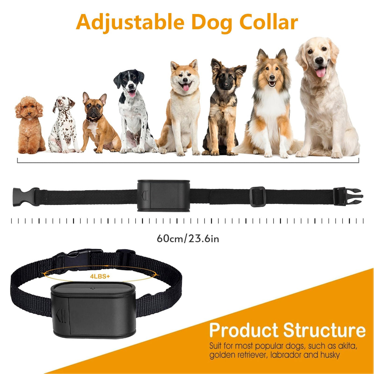 Wireless Dog Fence 1.2 Acre Waterproof Collar I16129