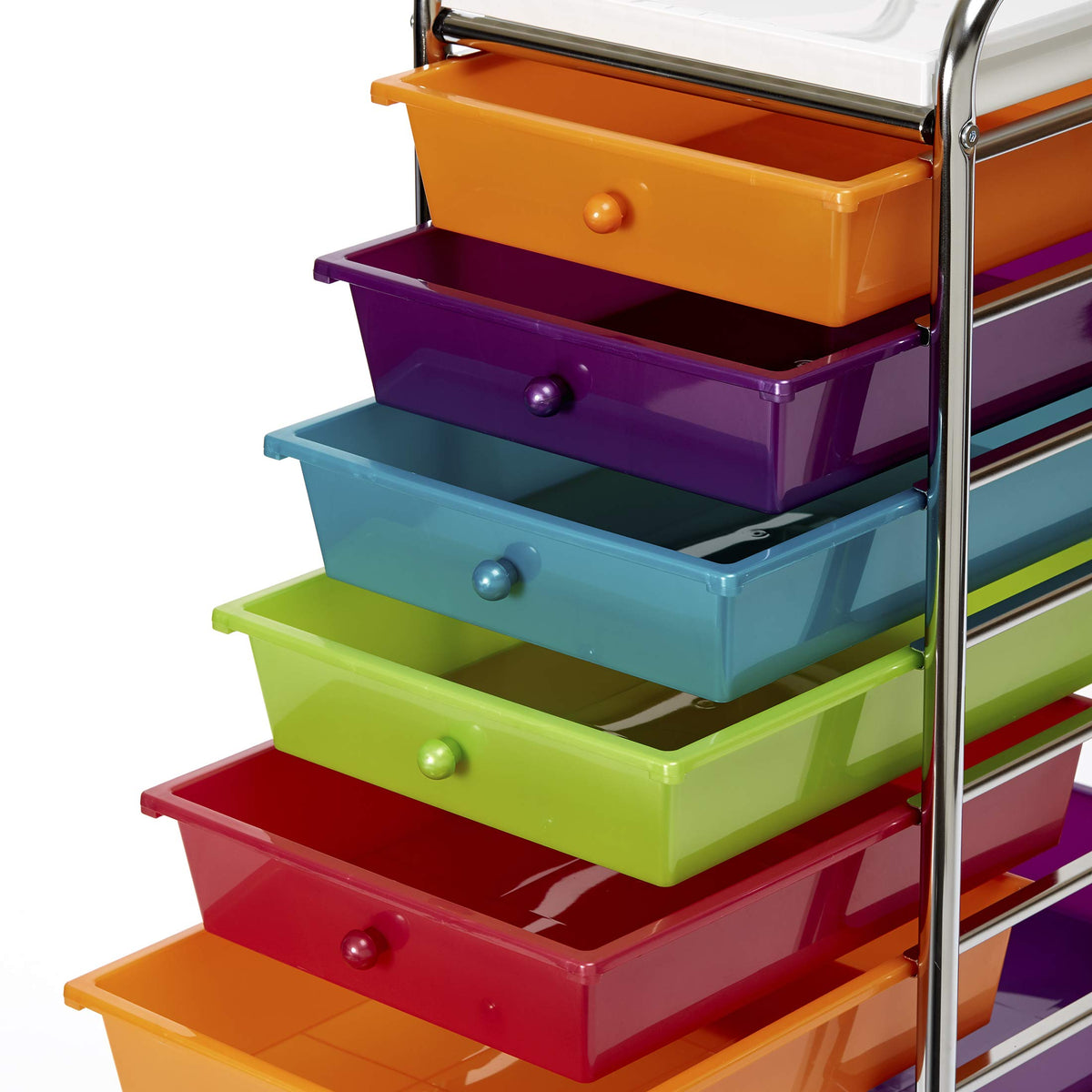 10 Drawer Rolling Storage Cart B195