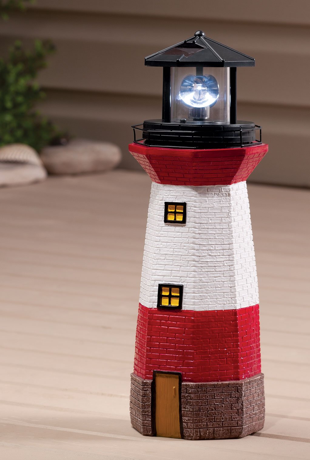 Red Solar Lighthouse W6212