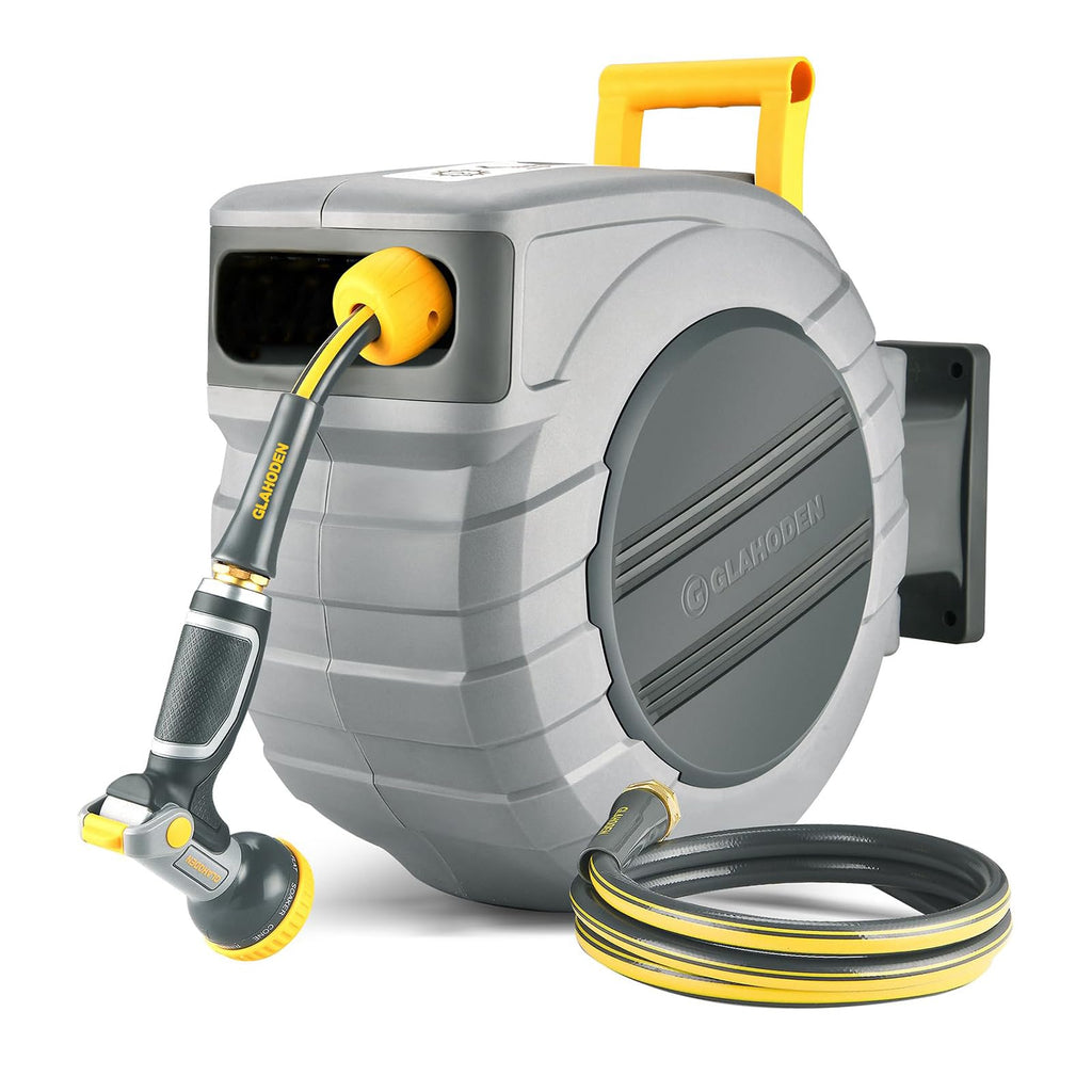5/8 in x 100 ft Retractable Garden Hose Reel X542985