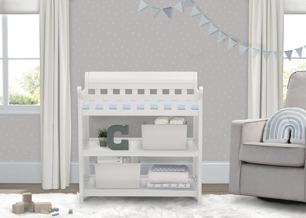 White Changing Table with Changing Pad V934