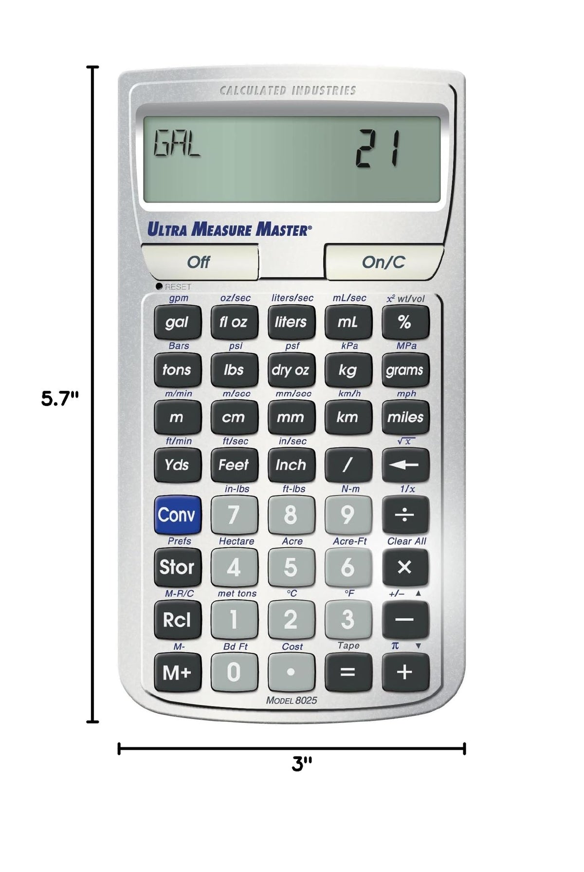 Conversion Calculator S5572