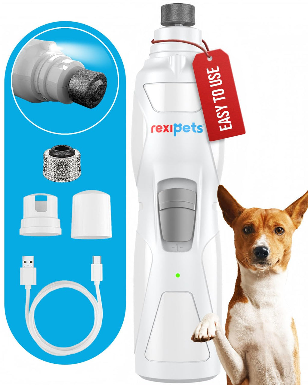 Rechargeable Electric Pet Nail Grinder Y750690