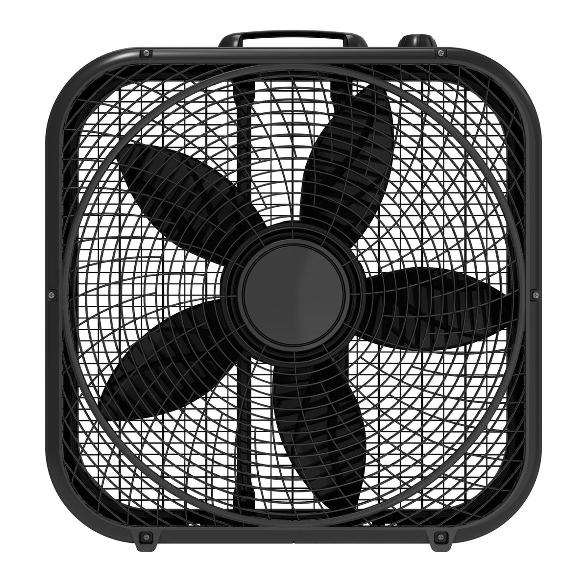 20" Classic Box Fan, 3 Speeds, Black N7781