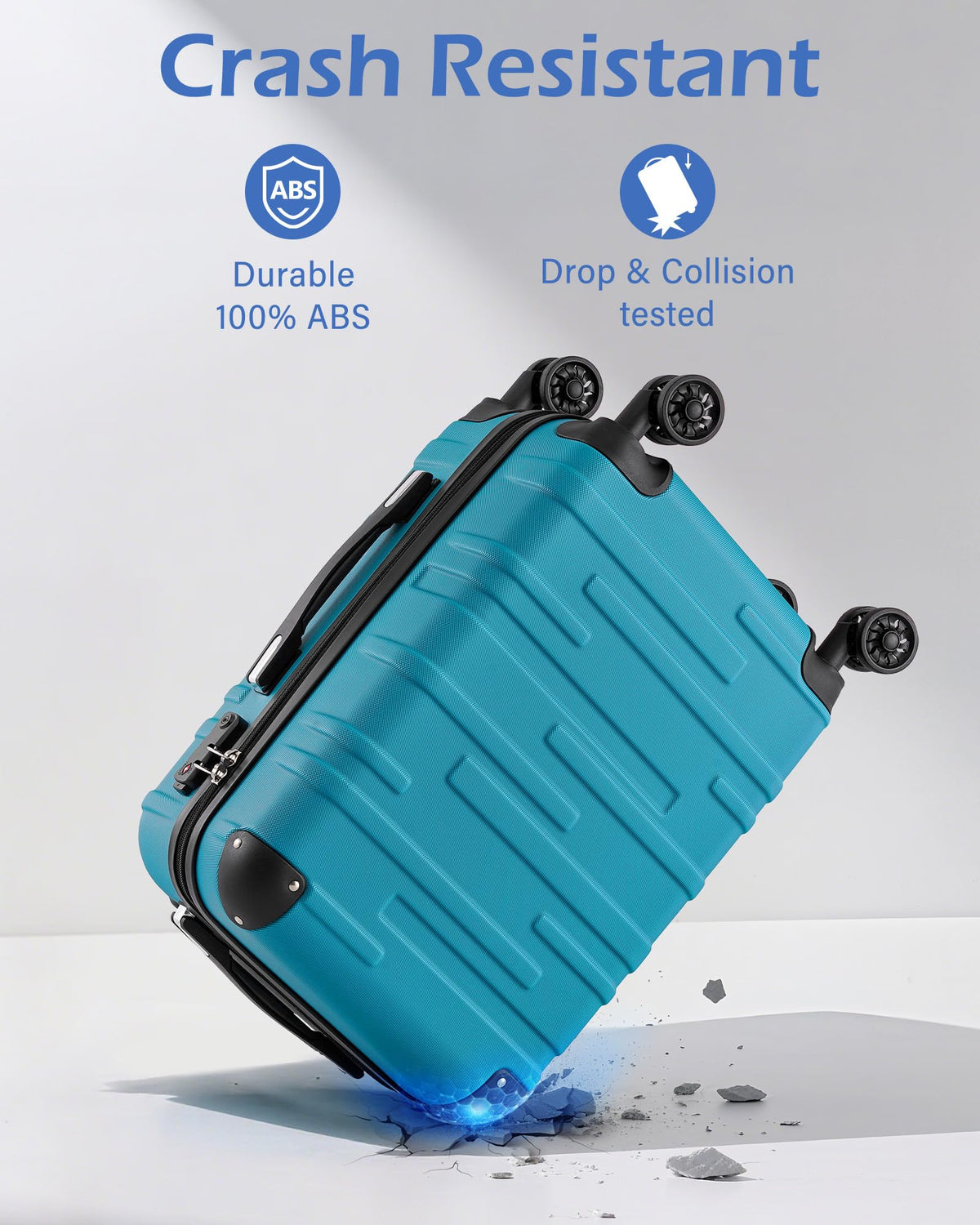 Hardside ABS Luggage with TSA Lock and Spinner Wheels Y6890