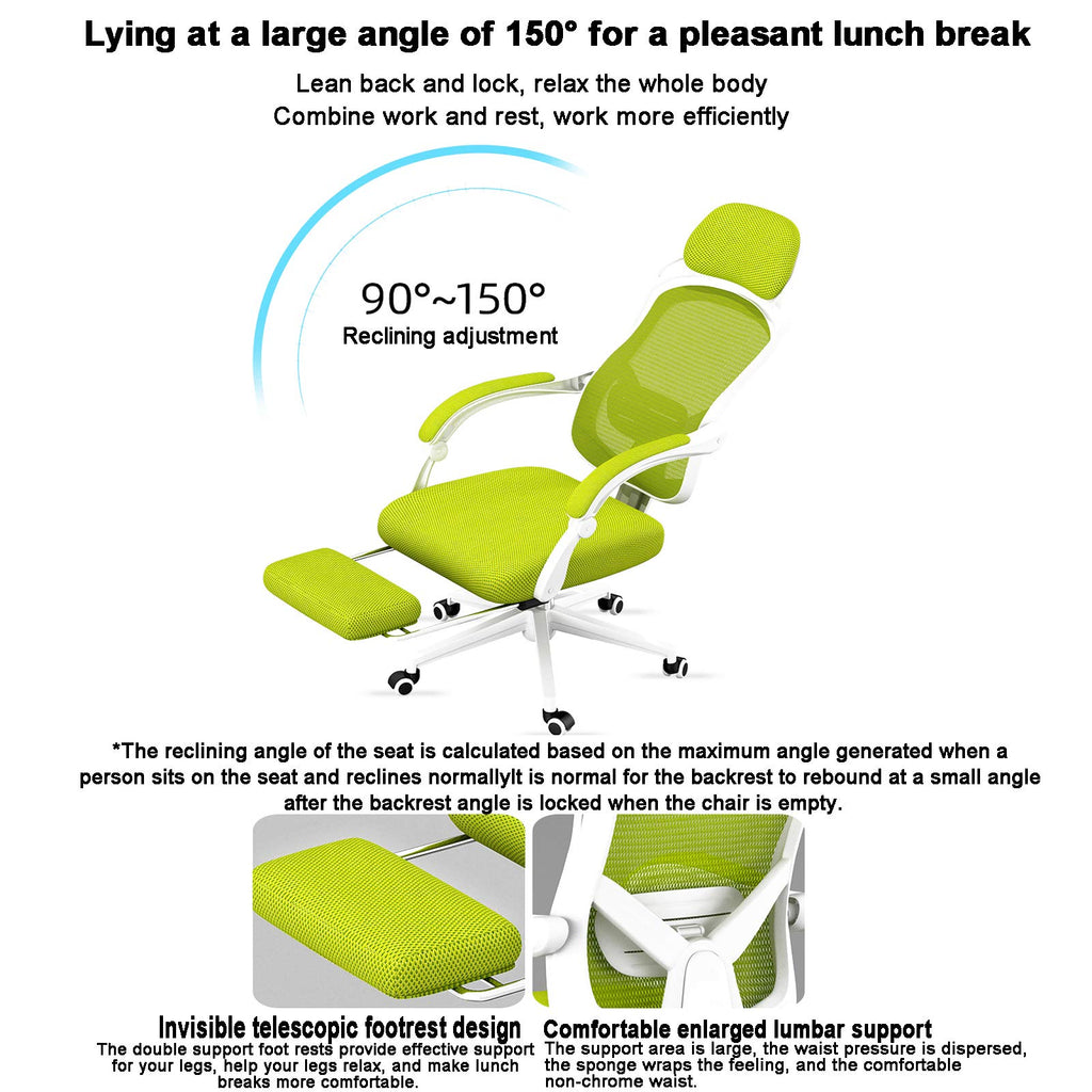 Orange Height Adjustable Mesh Ergonomic Office Chair R1887