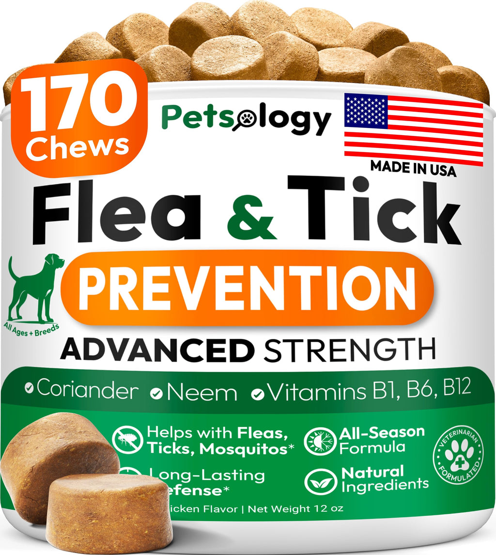 Flea and Tick Prevention for Dogs Soft Chewables W84612