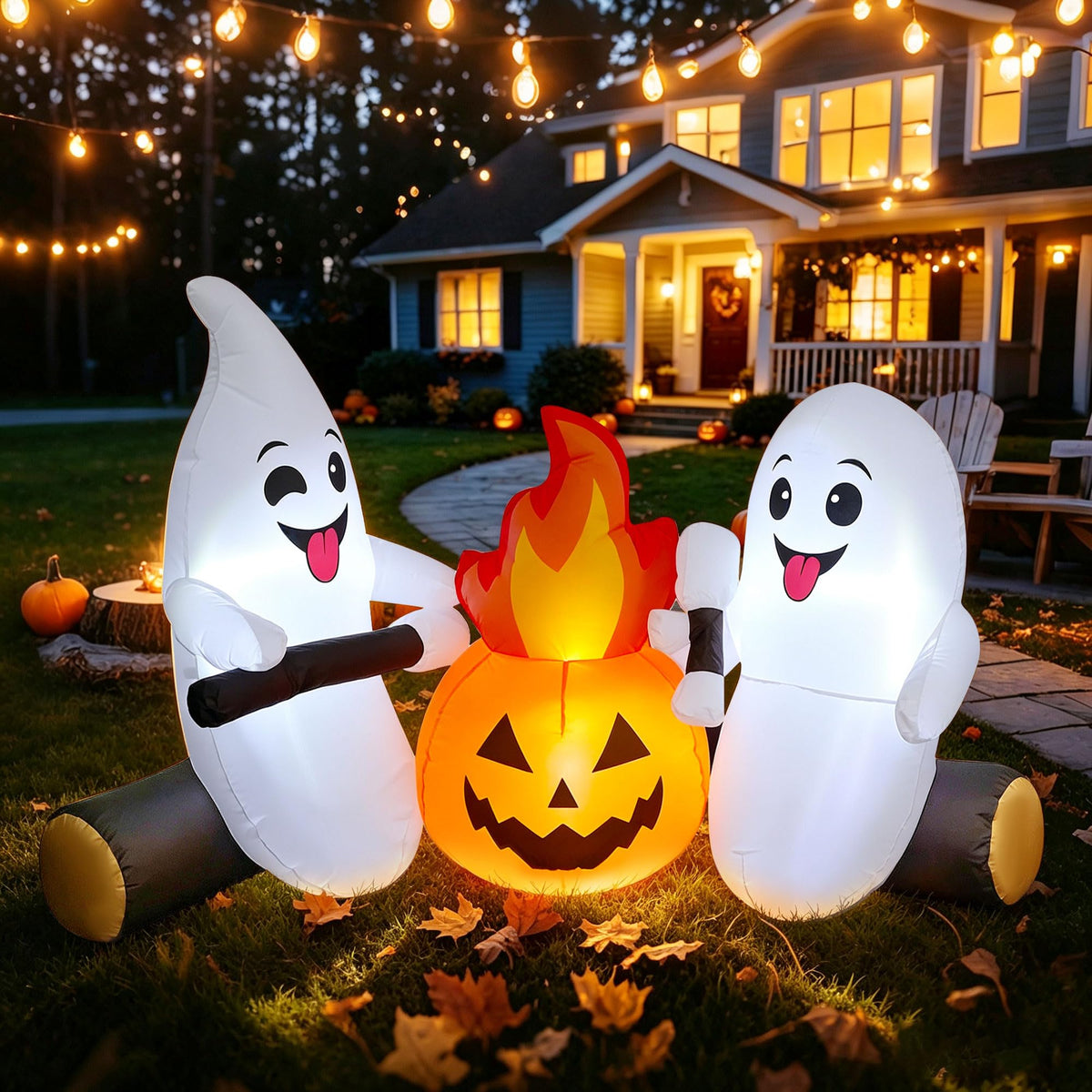6FT Halloween Inflatable Ghost B44708