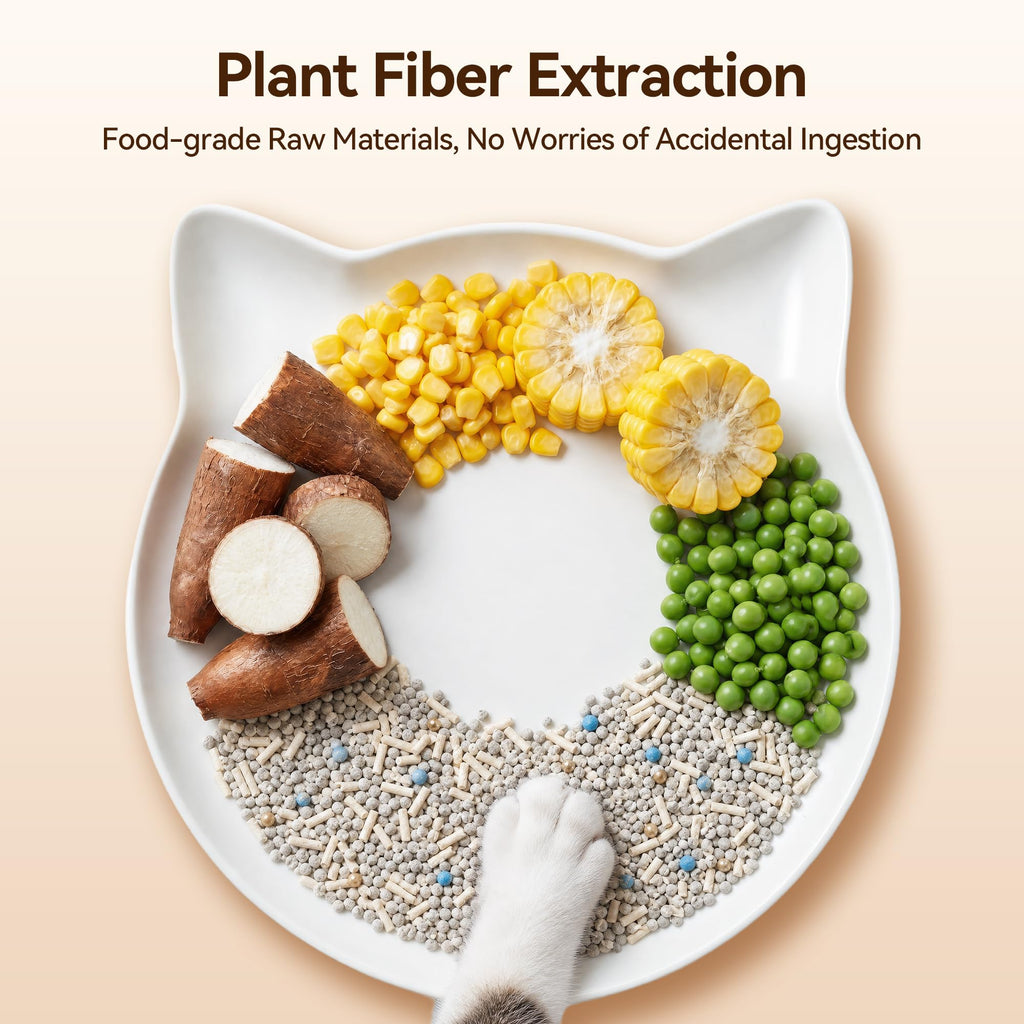 Mixed Fast Clumping Bentonite Tofu Cat Litter P36646
