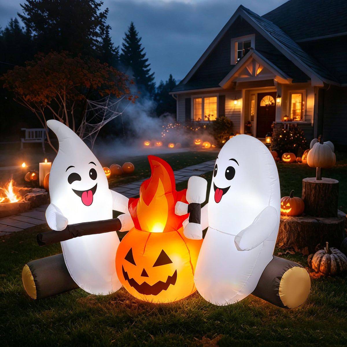 6FT Halloween Inflatable Ghost B44708
