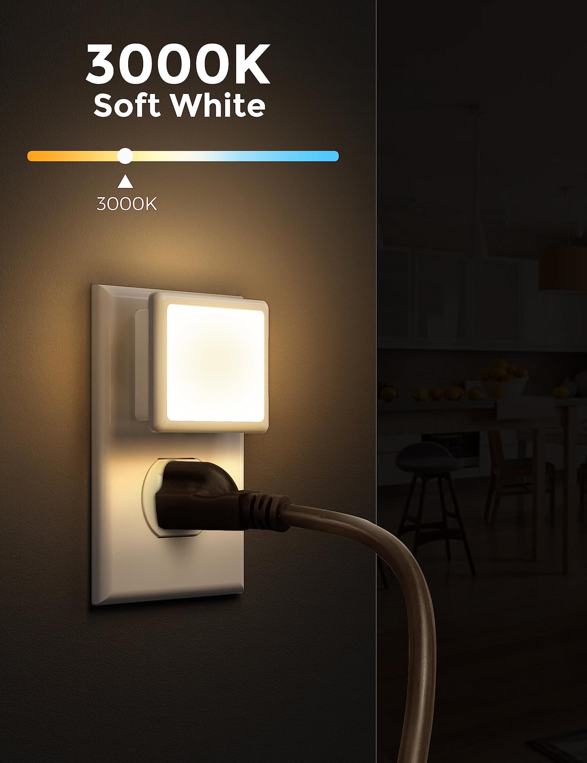 0.3W Plug in Night Lights 2-Pack U916