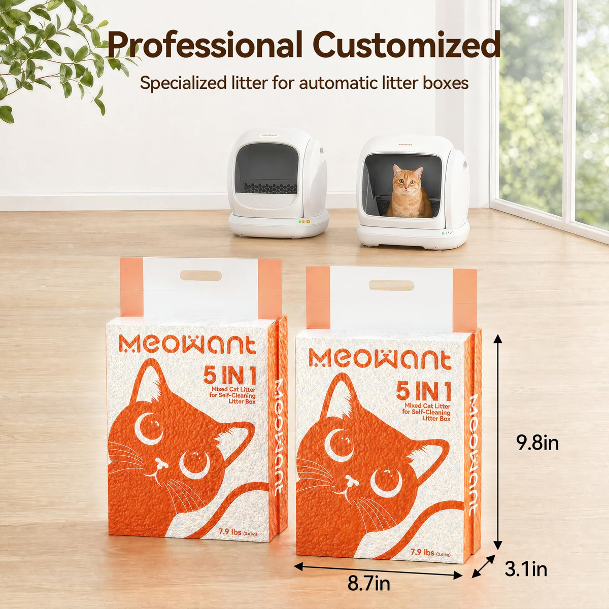 Mixed Fast Clumping Bentonite Tofu Cat Litter P36646