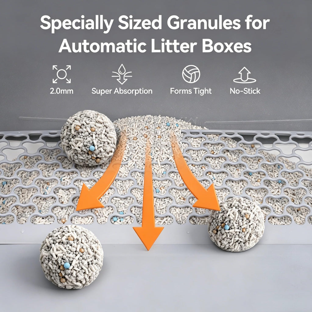 Mixed Fast Clumping Bentonite Tofu Cat Litter P36646