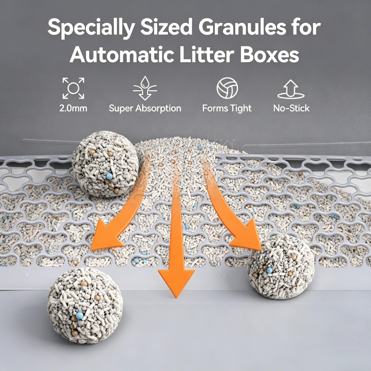 Mixed Fast Clumping Bentonite Tofu Cat Litter P36646