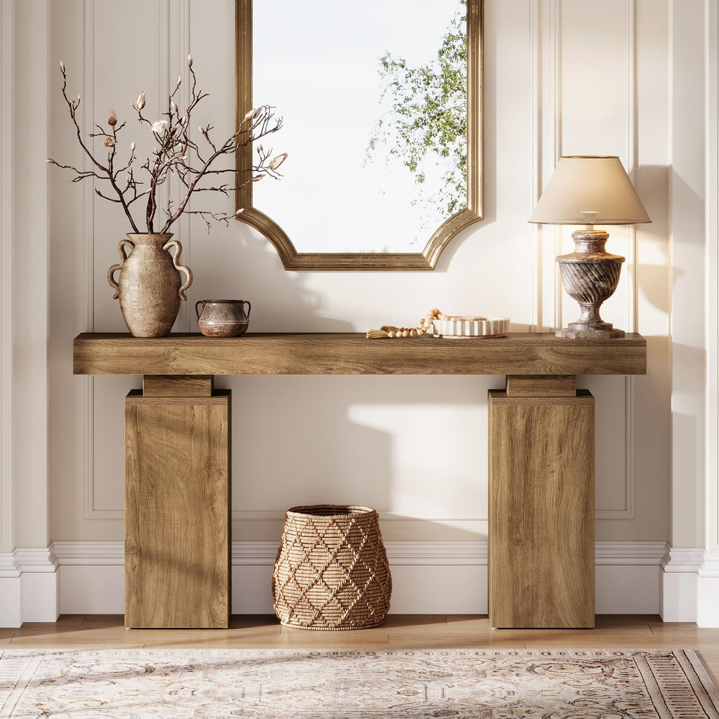 63-Inch Farmhouse Console Table D865