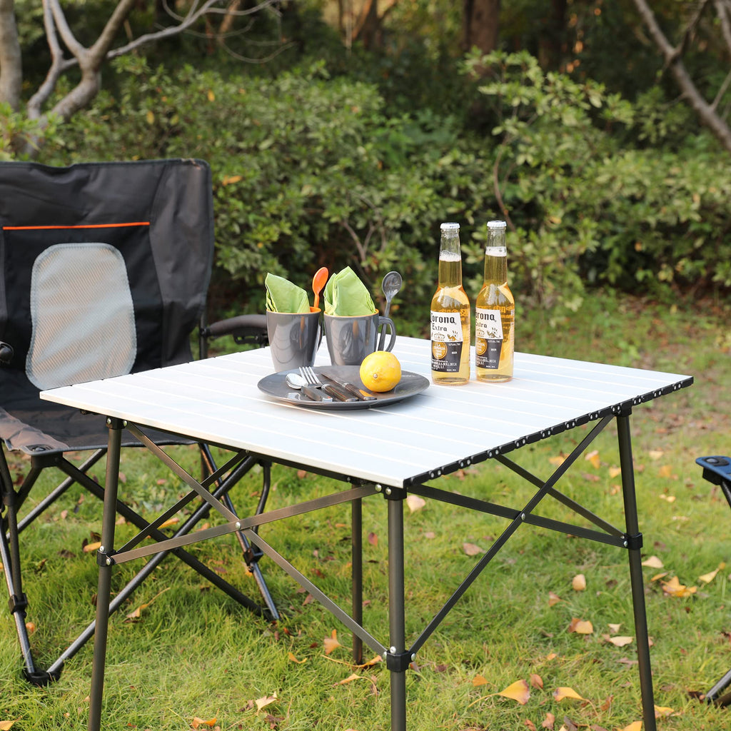 Lightweight Aluminum Folding Table Q487