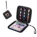 Black Guitar Pick Case Holds 84 pcs Picks U153632