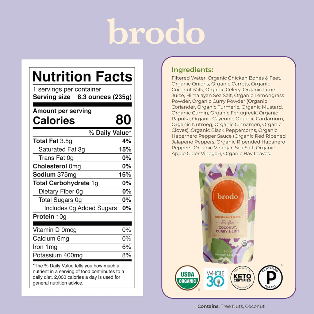 Organic Chicken & Beef Bone Broth 6x 8.3 oz Q603