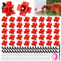 40 Pcs Chicken Waterer Nipples with Drill Bit K972791