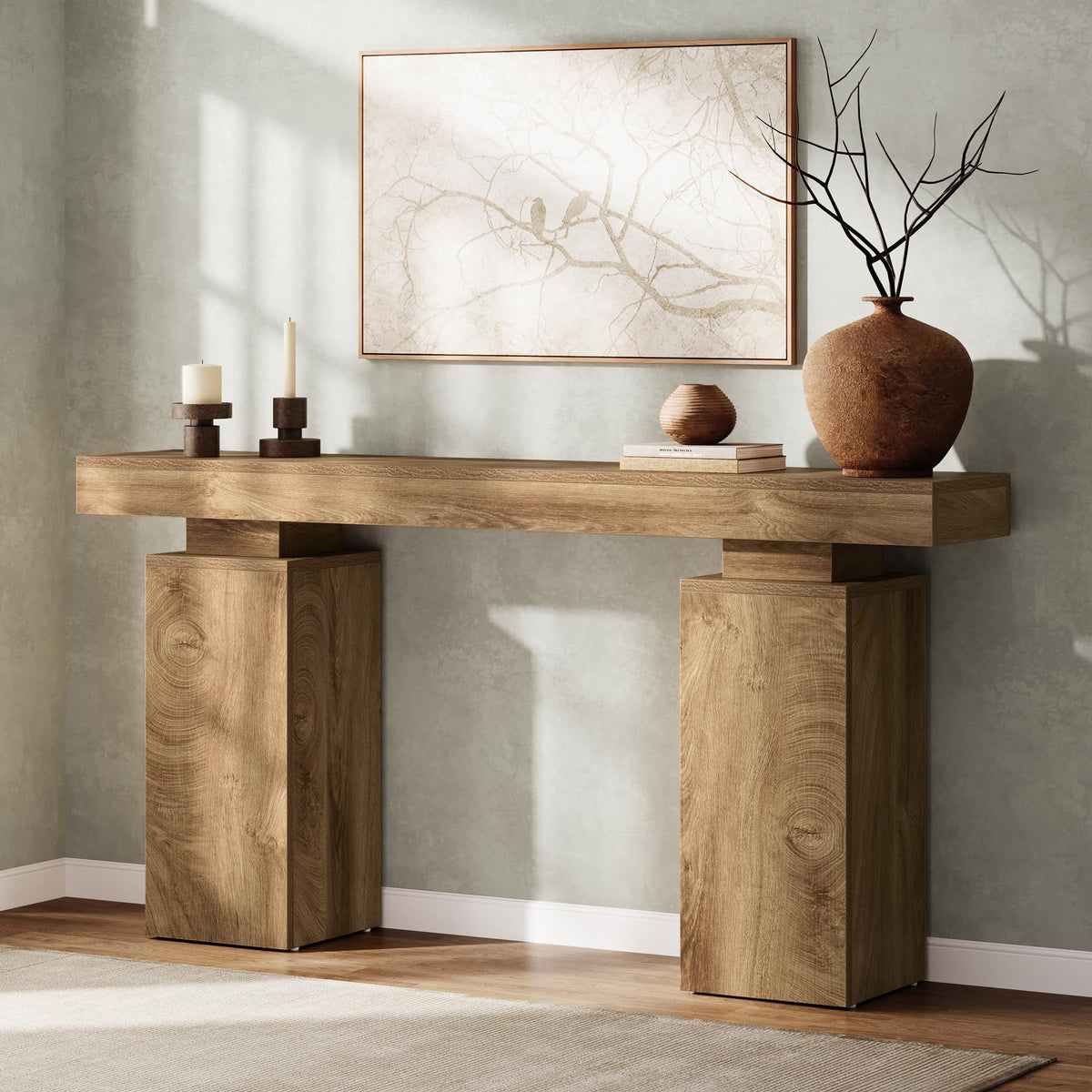 63-Inch Farmhouse Console Table D865