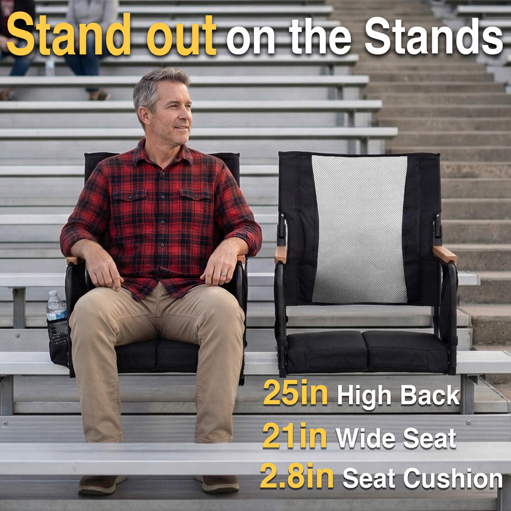 High Back Stadium Seats with Back Support J657