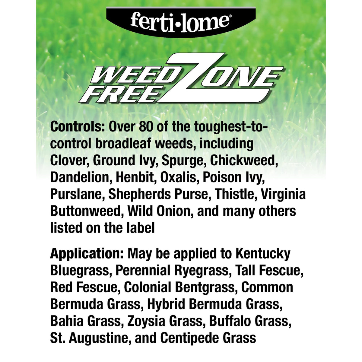 Weed Free Zone Broadleaf Weed Killer Concentrate, 1 gal B7508