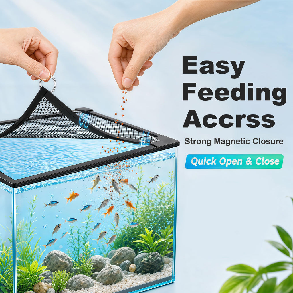 Magnetic Aquarium Lid Mesh Cover A994403