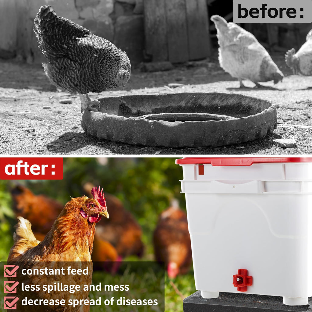 40 Pcs Chicken Waterer Nipples with Drill Bit K972791