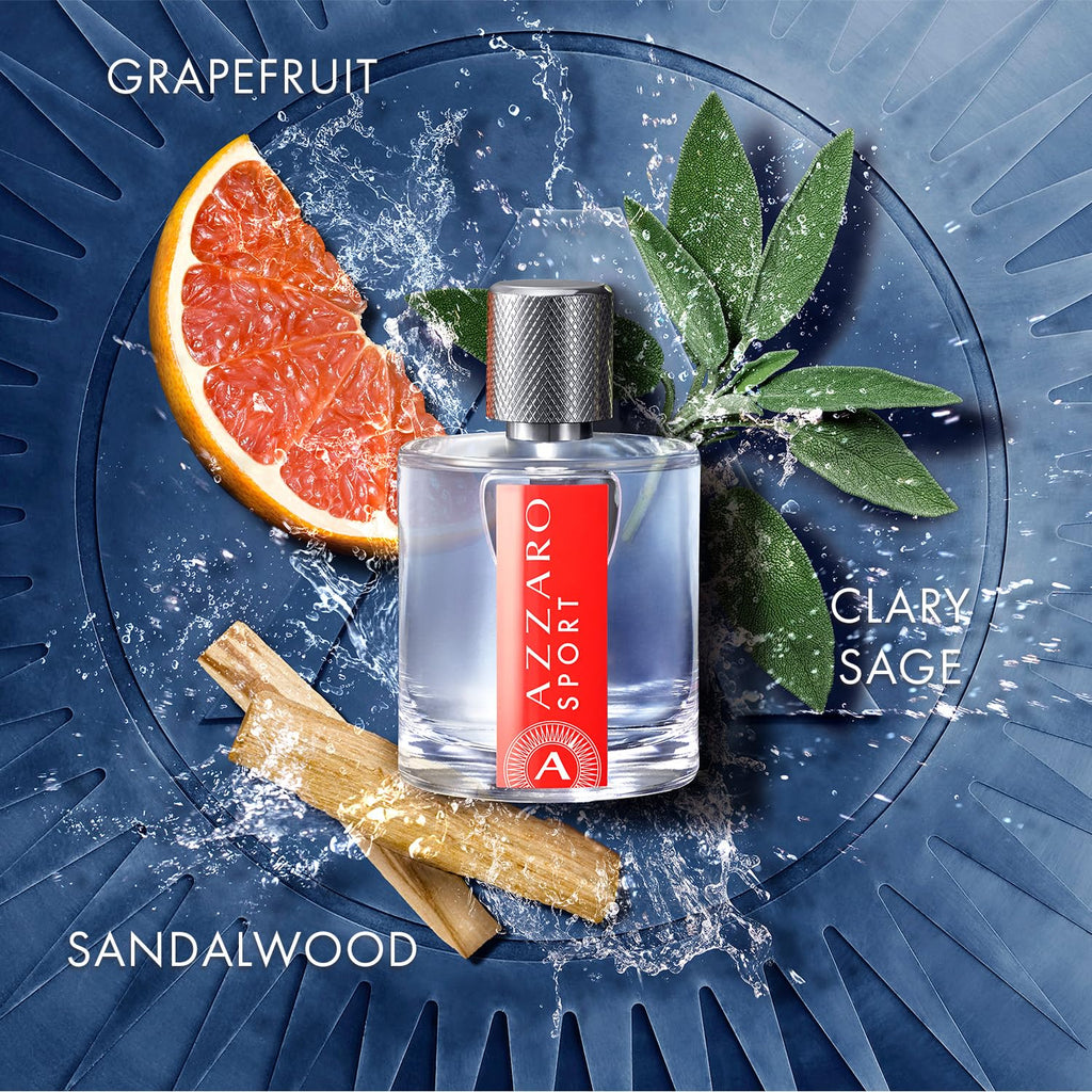 Eau de Toilette Citrus Aromatic Woody Fragrance 3.4 Fl Oz Y8361
