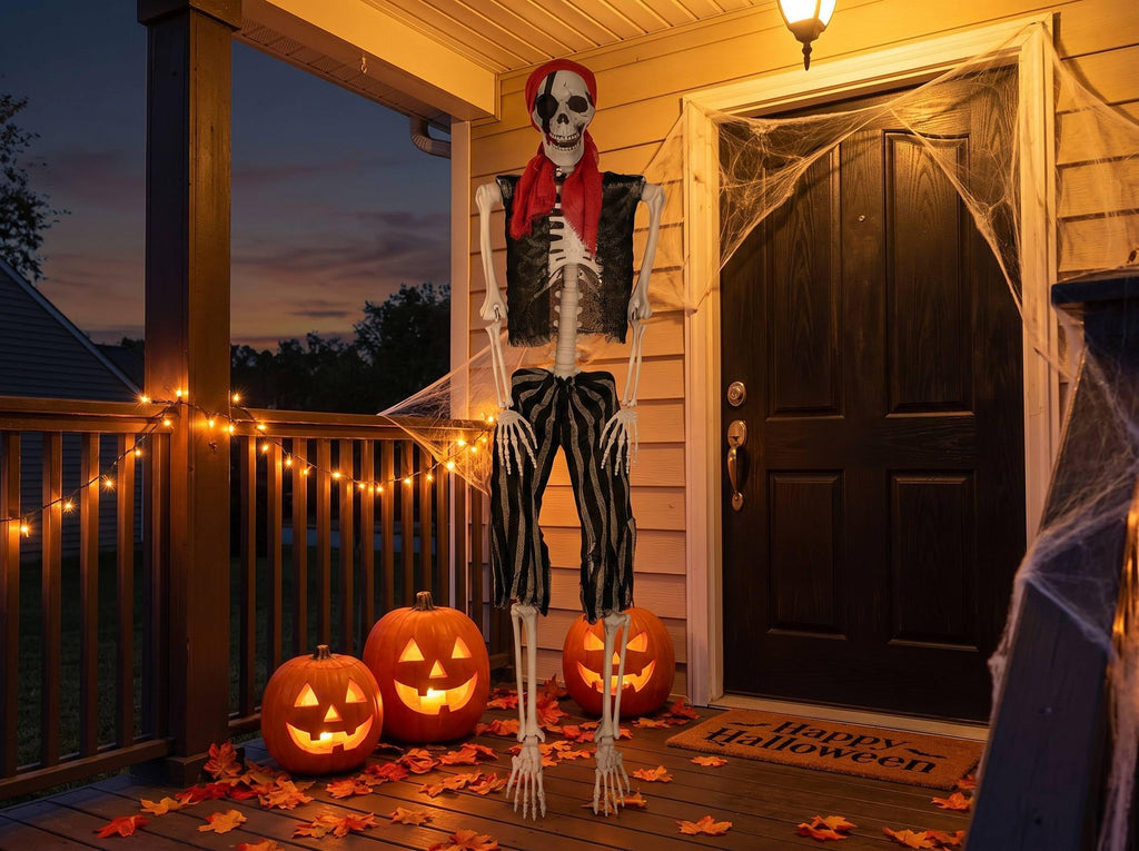 Life Size Pirate Skeleton Halloween Decoration O8154