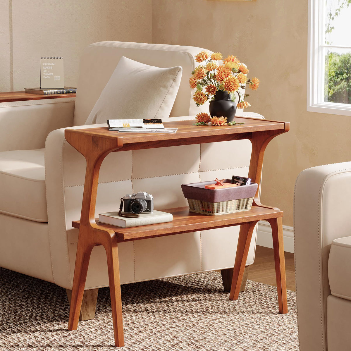 Solid Wood End Table B72606