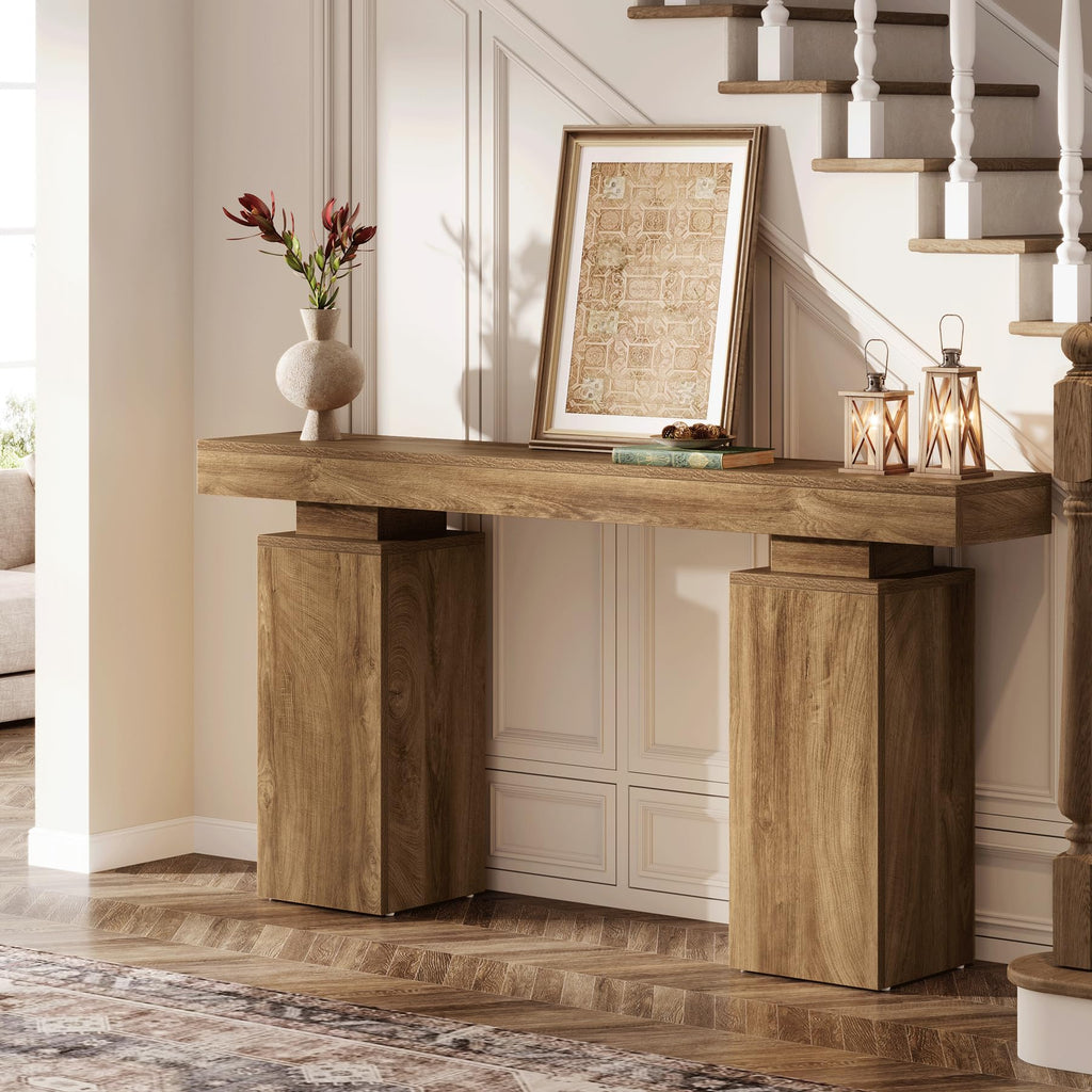 63-Inch Farmhouse Console Table D865