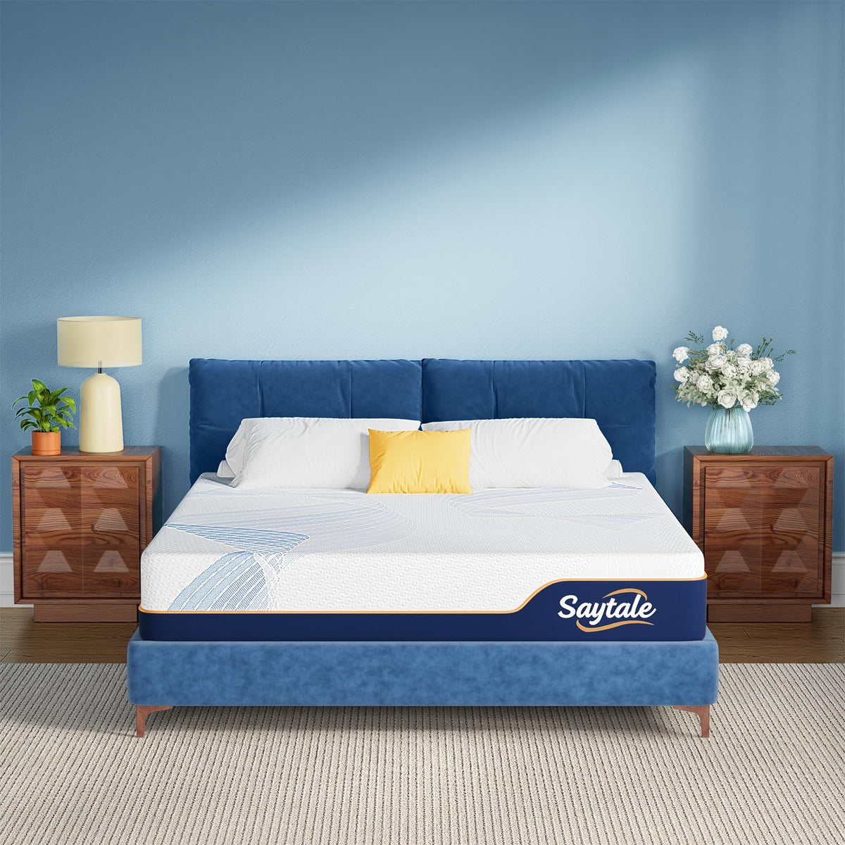 Twin Size 6 Inch Cooling Gel Memory Foam Mattress E82163