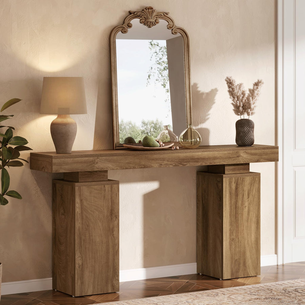 63-Inch Farmhouse Console Table D865