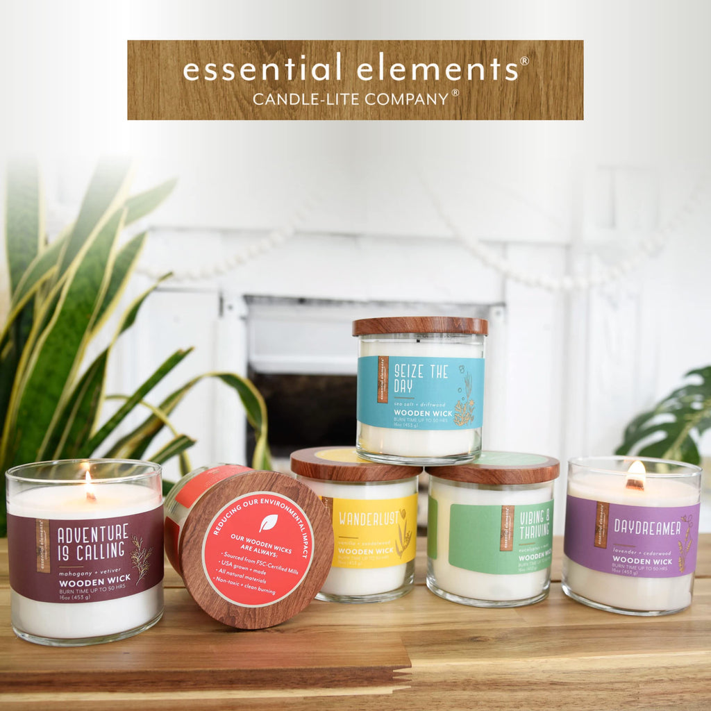 16 oz Wood Wick Scented Candle Q465
