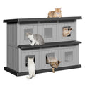 Weatherproof 2 Storey Insulated Cat House I4571