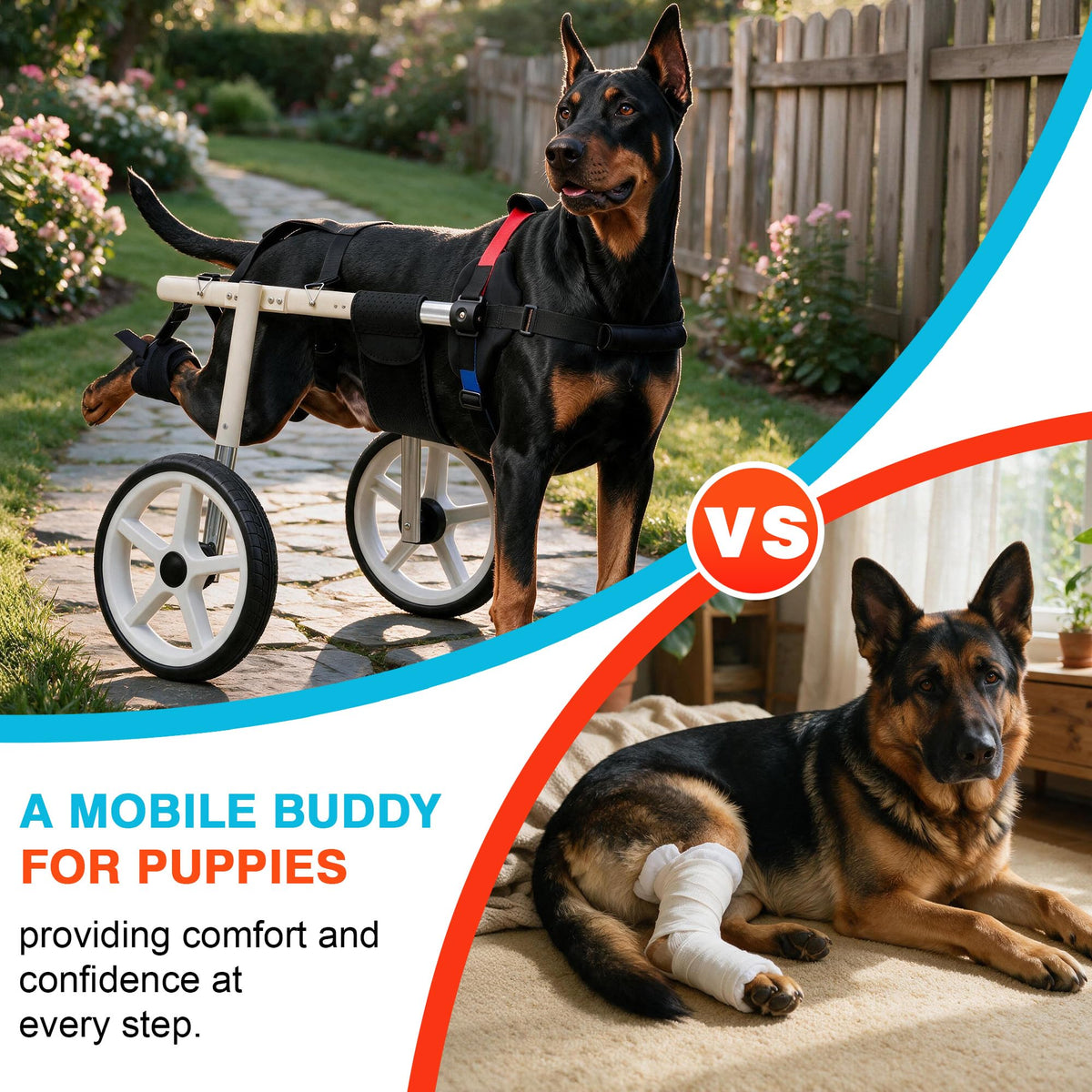 Adjustable Large Dog Wheelchair U282932