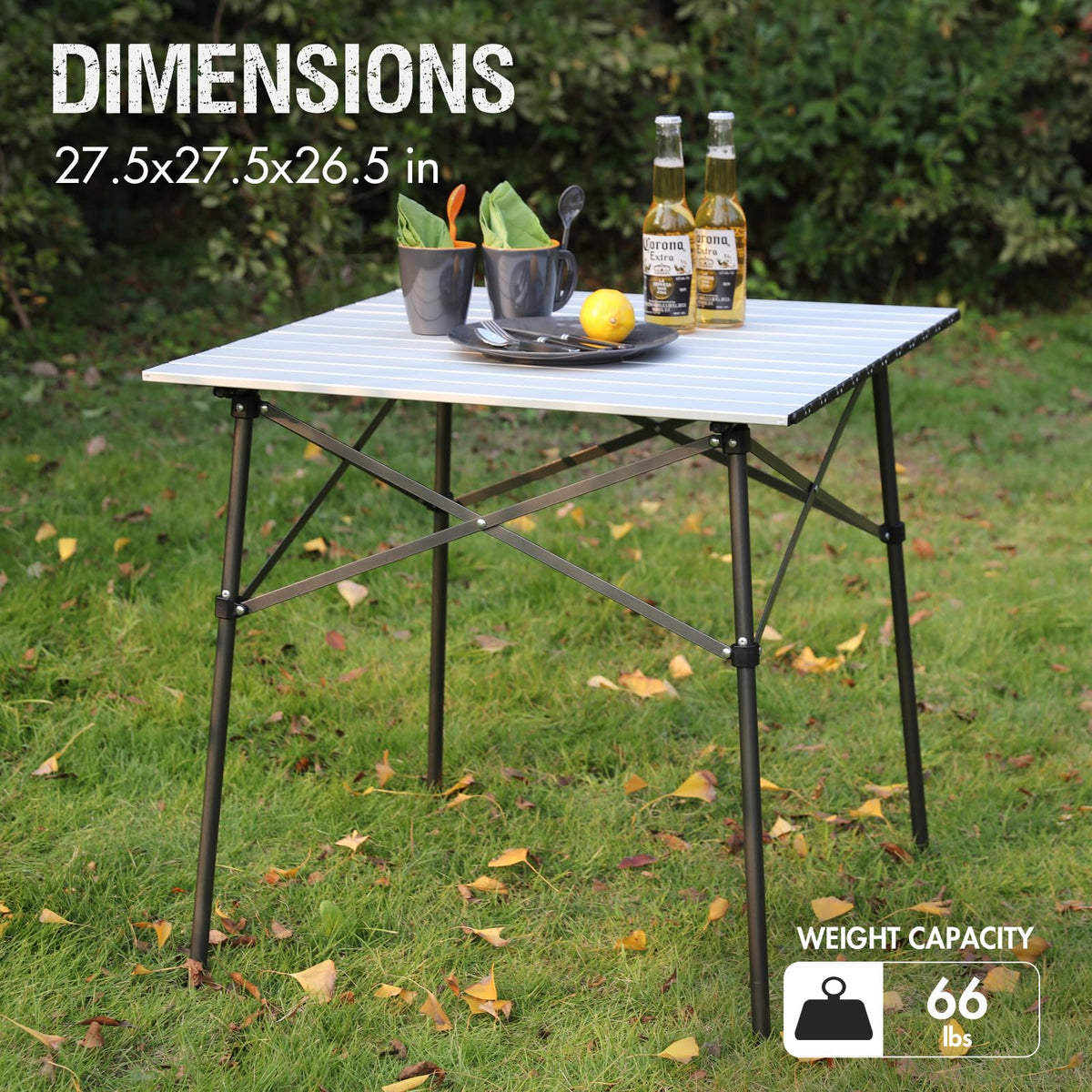 Lightweight Aluminum Folding Table Q487
