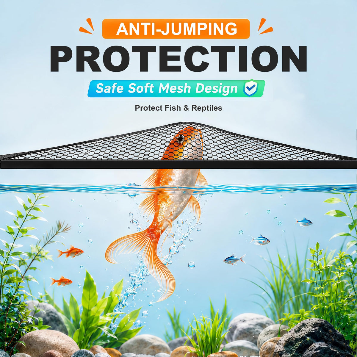 Magnetic Aquarium Lid Mesh Cover A994403