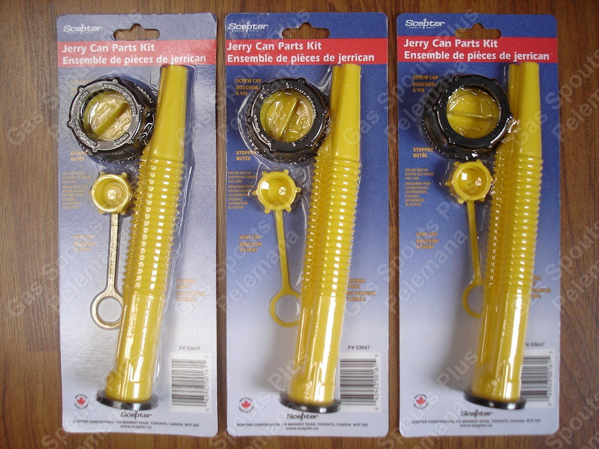 Gas Can Parts 4 Pcs Spout Kits O449405
