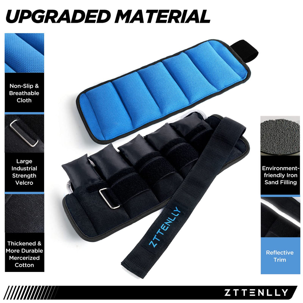 Adjustable Ankle Weights Pair with Carry Bag C7942