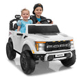 White 24V 2 Seater Ride On Truck J62599