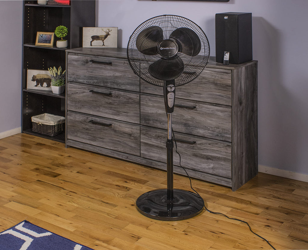 18 inch 3 Speed Oscillating Pedestal Fan with Remote Control K56901