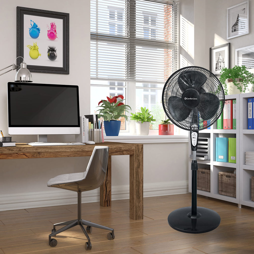 18 inch 3 Speed Oscillating Pedestal Fan with Remote Control K56901