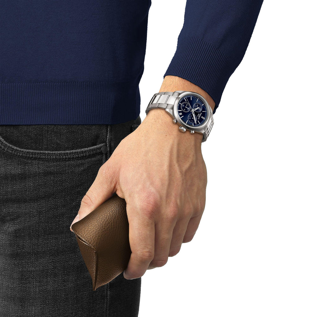 Blue Dial 40mm Quartz Chronograph Watch O92045